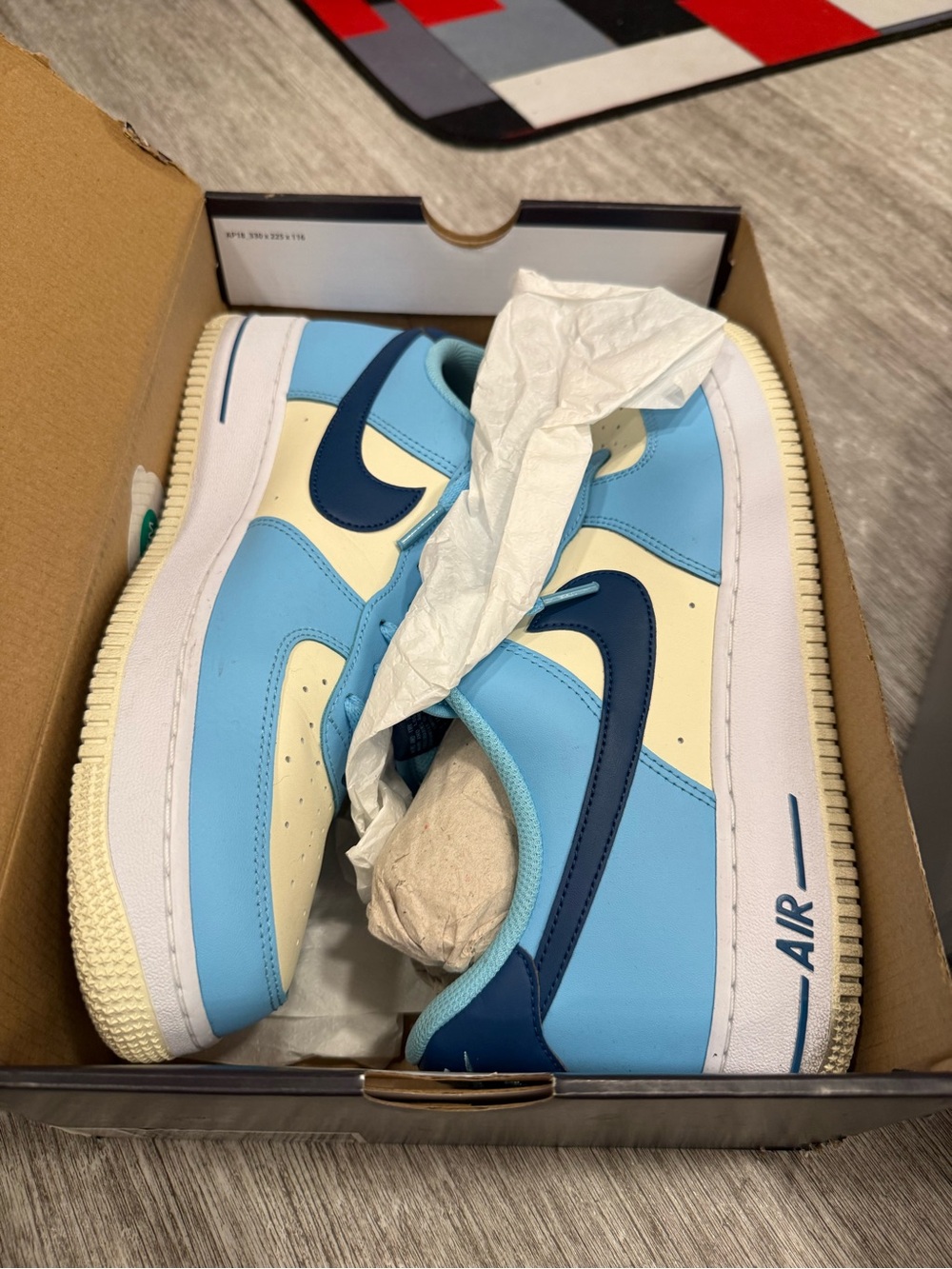 Nike Men’s Light Blue and Navy Athletic Shoes